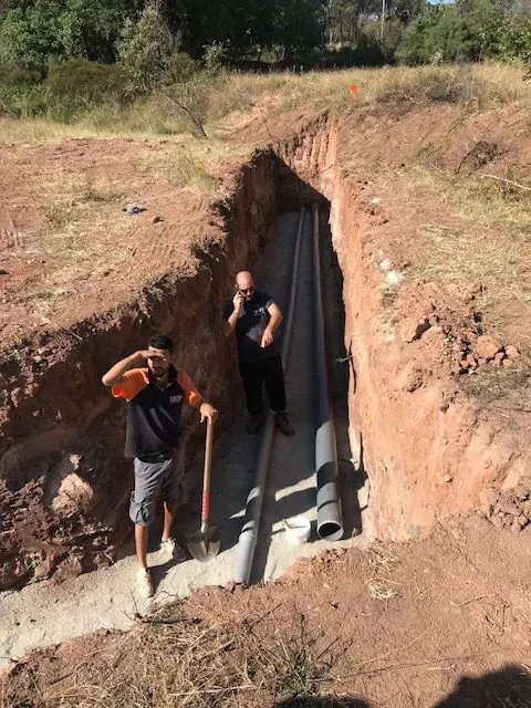 Domaine l’Orée du Bois – chantier, septembre 2018