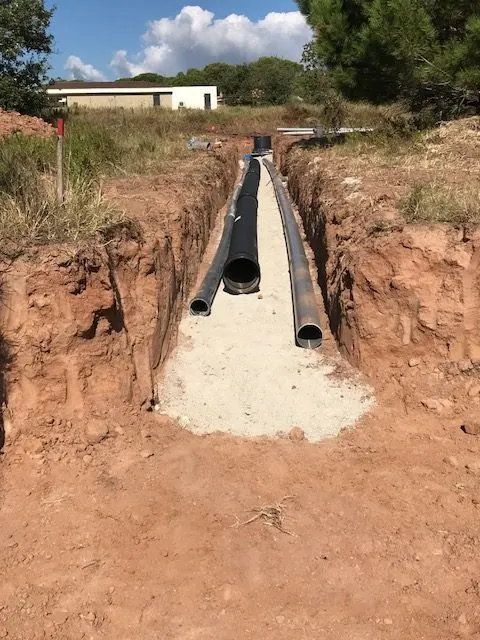 Domaine l’Orée du Bois – chantier, mi septembre 2018