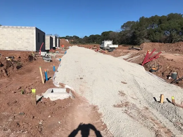 Domaine l’Orée du Bois – chantier, Mars 2019