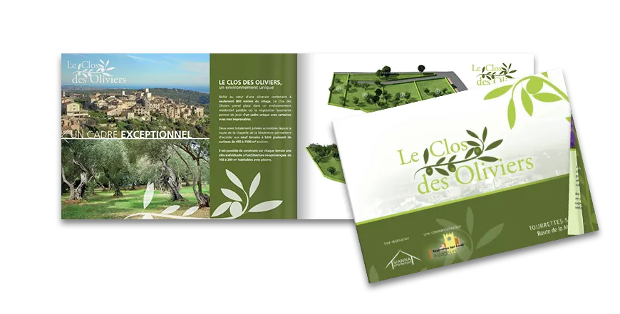 Brochure de Le Clos des Oliviers