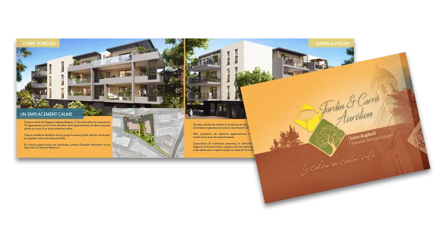 Brochure de Carré et Jardin Aurélien
