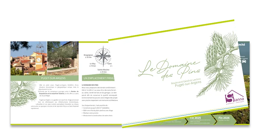 Brochure de Le Domaine des Pins