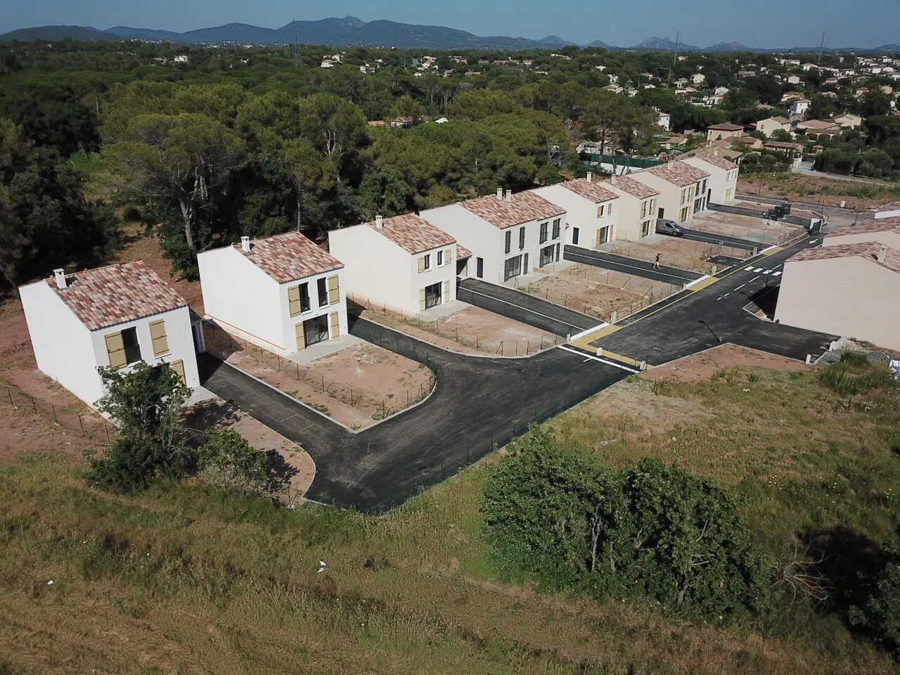 Villas de l’Orée du Bois – chantier, Eté 2020