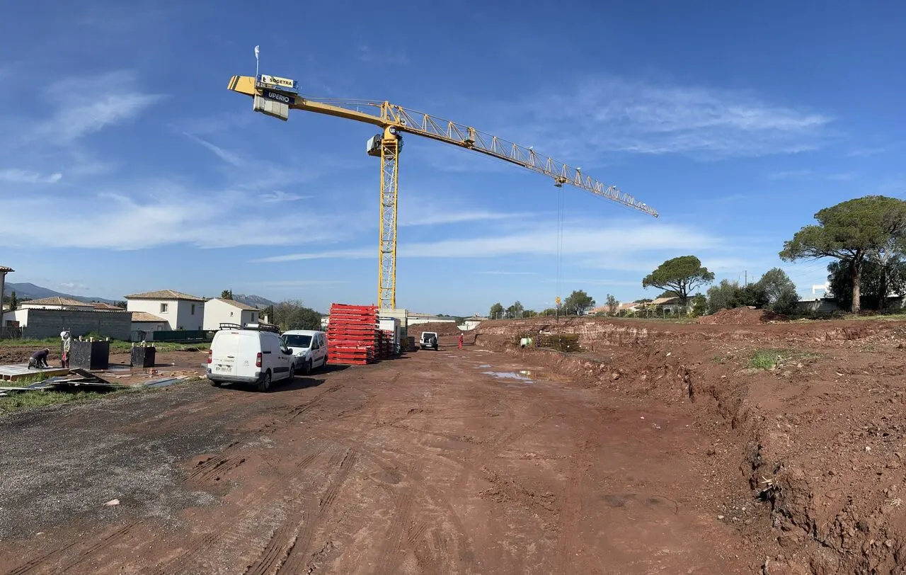 Domaine Victoria – chantier, 2022-04-01