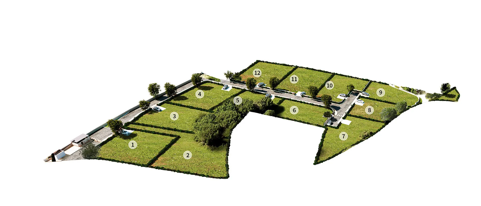 Le Domaine du Rocher – plan de masse