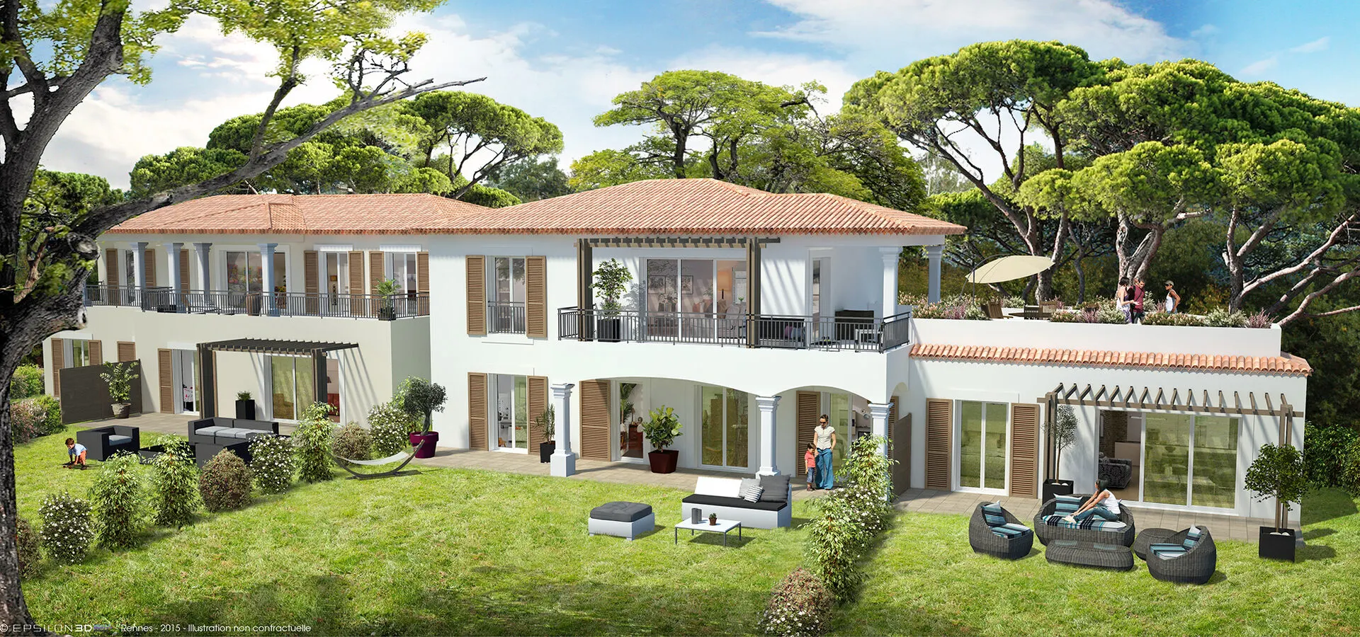Villa Saquèdes – perspective